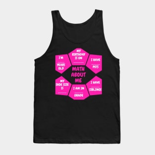 Math About Me Tank Top